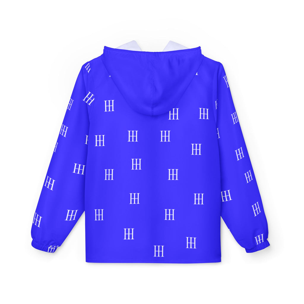 HH Logo Patterned All-Over Print Jacket Blue