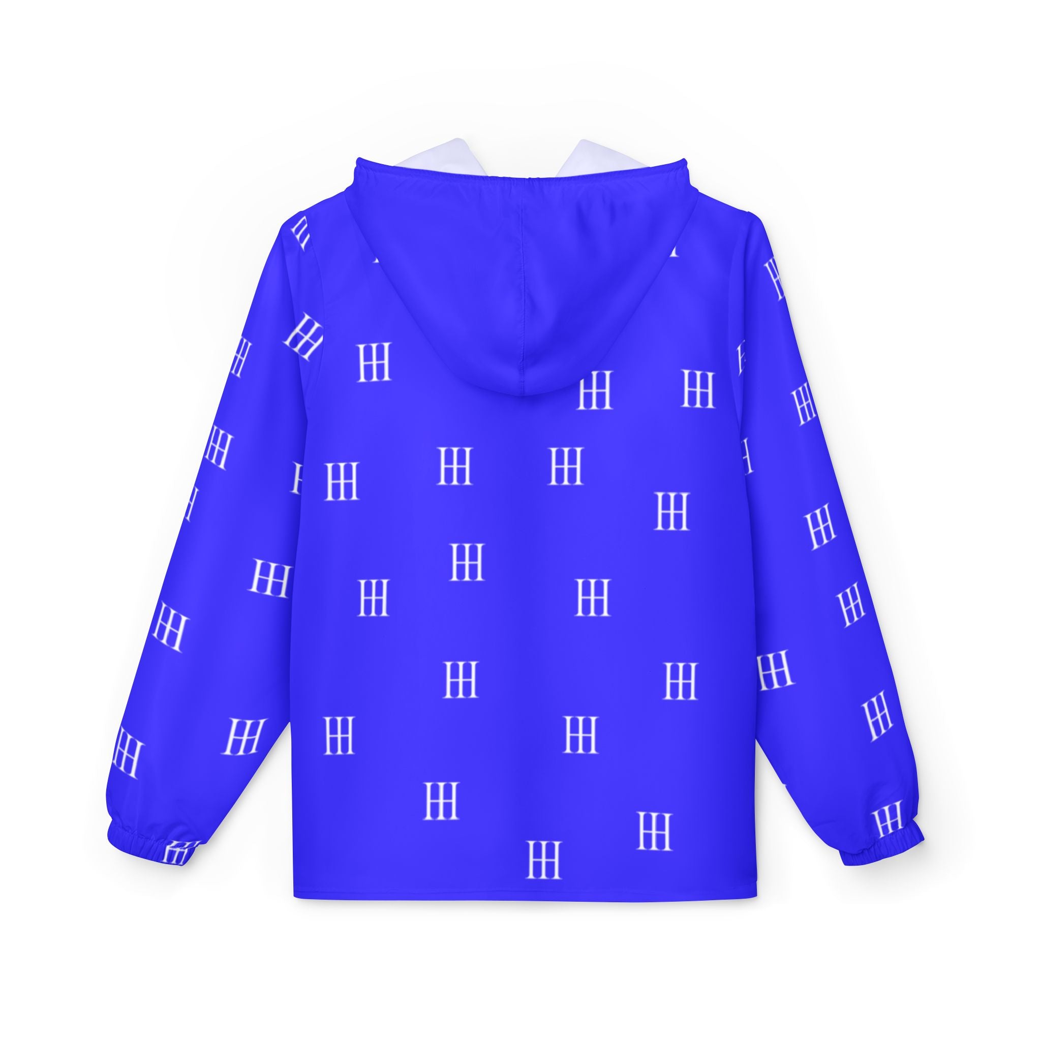 HH Logo Patterned All-Over Print Jacket Blue