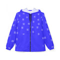 HH Logo Patterned All-Over Print Jacket Blue