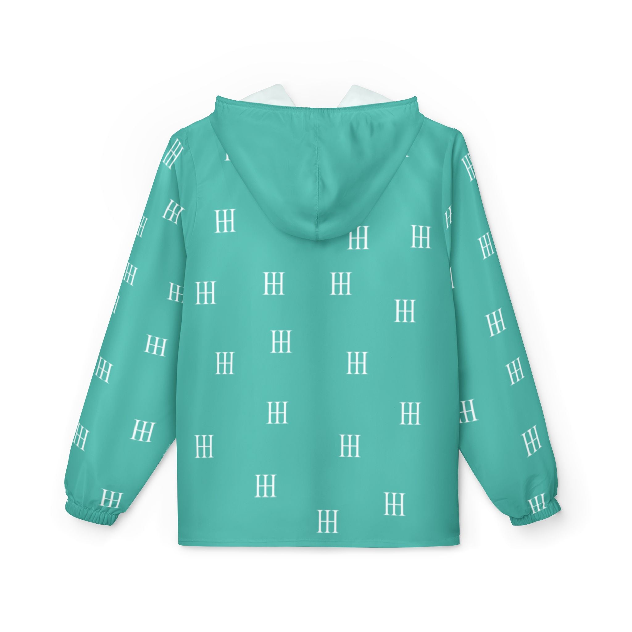 HH Logo Patterned All-Over Print Jacket Turquoise