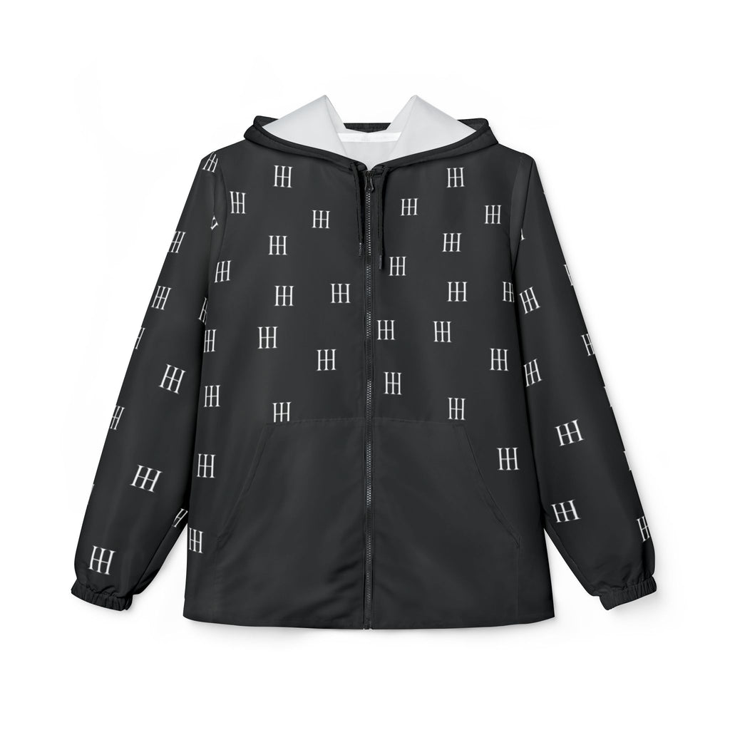 HH Logo Patterned All-Over Print Jacket Black